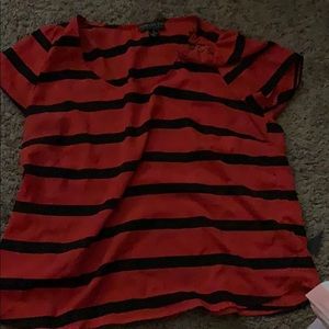 Red stripe shirt